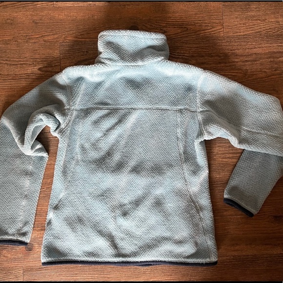 Patagonia Re-Tool snap-T ice blue fleece quarter snap sz S - Picture 4 of 5